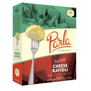 Parla Pasta Hand Grated Cheese Ravioli package