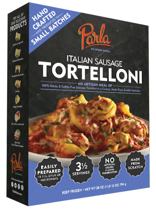 parla Italian Sausage Tortelloni product packaging
